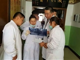 魏清琳主任医师在通渭县中医院指导治疗